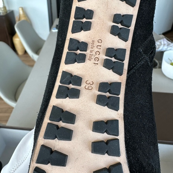 Gucci Black Suede High Boots with Heel - Picture 8 of 13